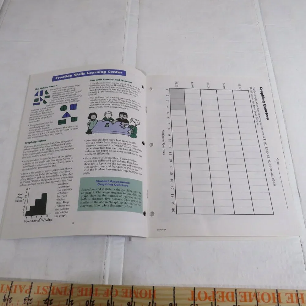 Parts of a Whole BIG BOOK (almost 2 feet tall) with teacher pages CLASSROOM